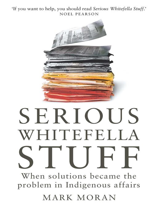 Title details for Serious Whitefella Stuff by Mark Moran - Available